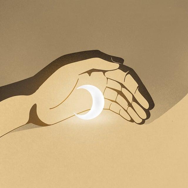 hand, moon, caricature, painting, fantasy, creativity, creation, moon light, crescent moon, illuminated, art, hand, hand, hand, moon, moon, moon, moon, moon, art