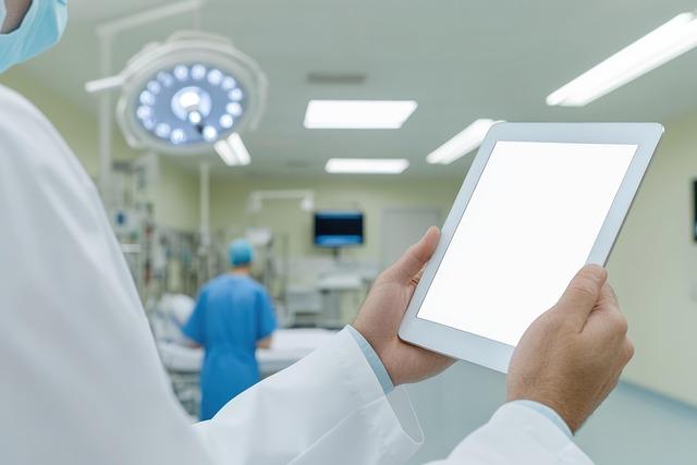 ai generated, doctor, tablet, digital, screen, analysis, hospital, healthcare, medical, technology, modern, medical technology, digital tablet